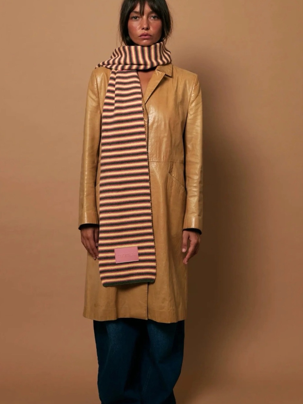 New susmie’s Montana scarf green pink butter